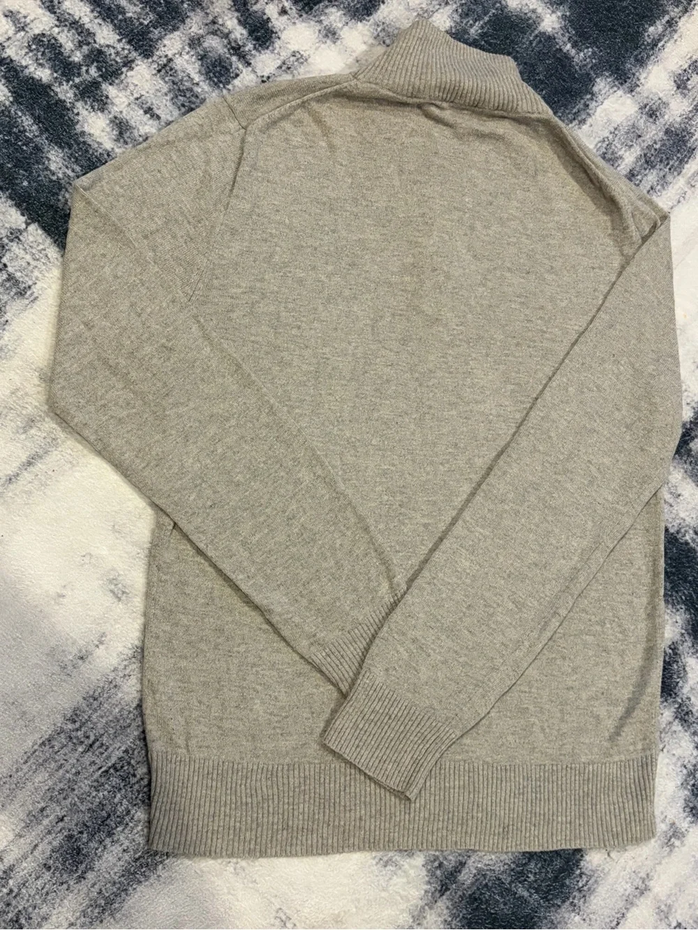 J. Crew Men’s Slim Harbor Cotton 1/4-zip Sweater Sz: Small